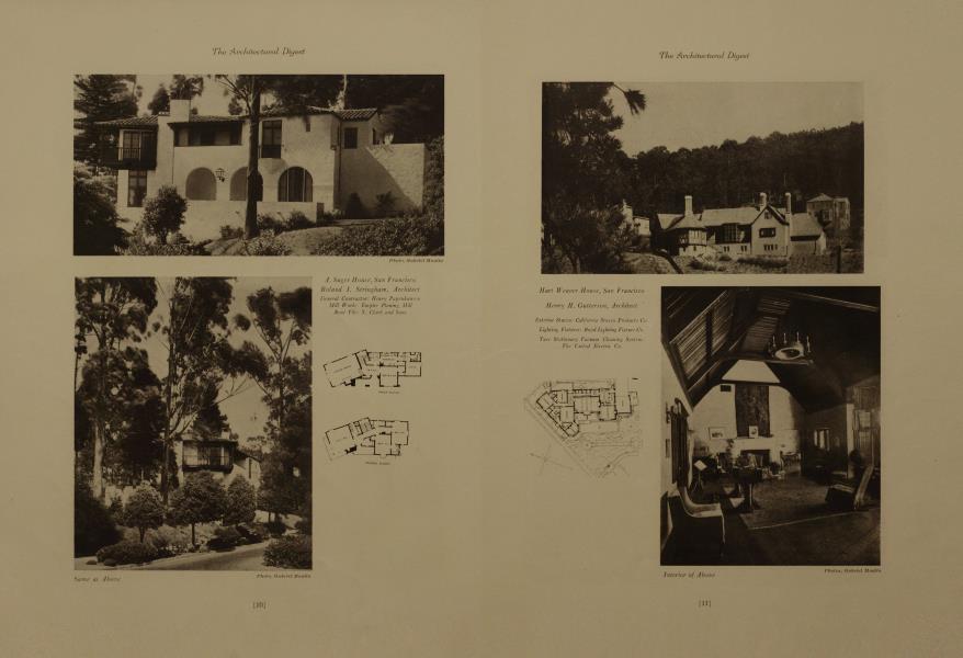 A. Sager House, San Francisco — Roland I. Stringham, Architect