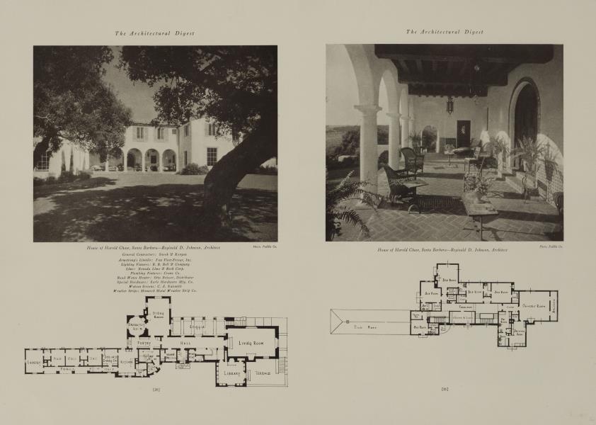 House of Harold Chase, Santa Barbara—Reginald D. Johnson, Architect