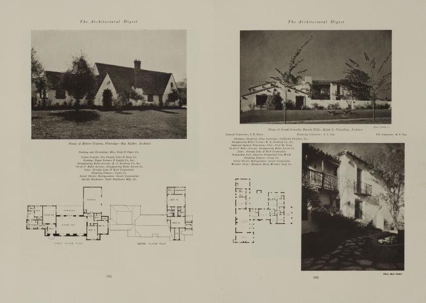 House of Joseph Connelly, Beverly Hills—Ralph C. Flewelling, Architect ...