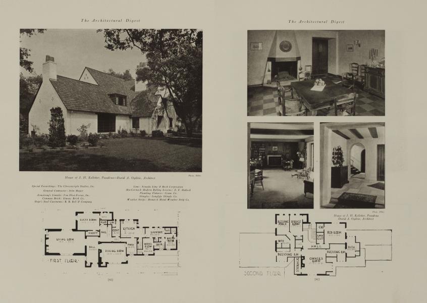 House of J. H. Kelleher, Pasadena—David A. Ogilvie, Architect