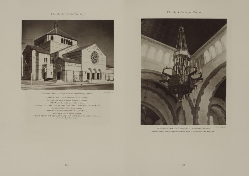 St. Cecelia Church, Los Angeles—R. G. Montgomery, Architect
