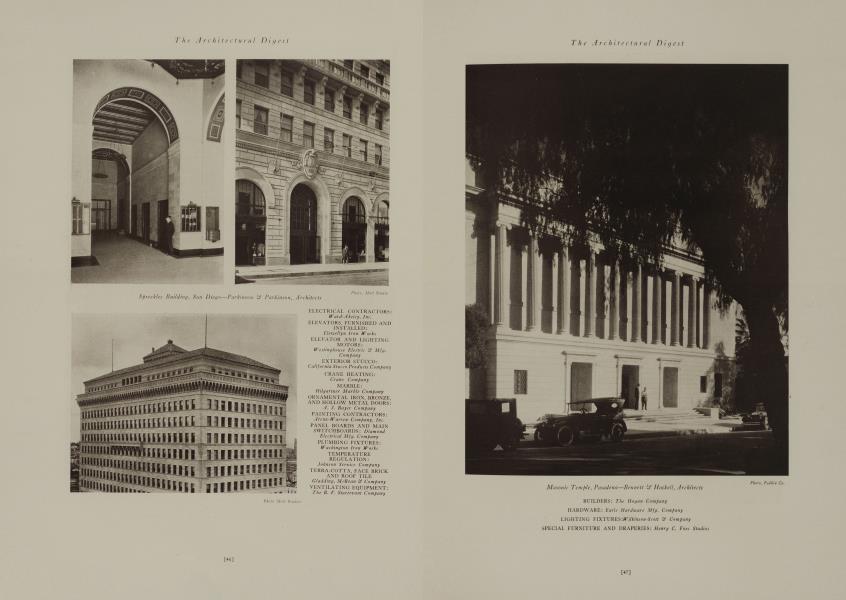 Masonic Temple, Pasadena—Bennett & Haskell, Architects