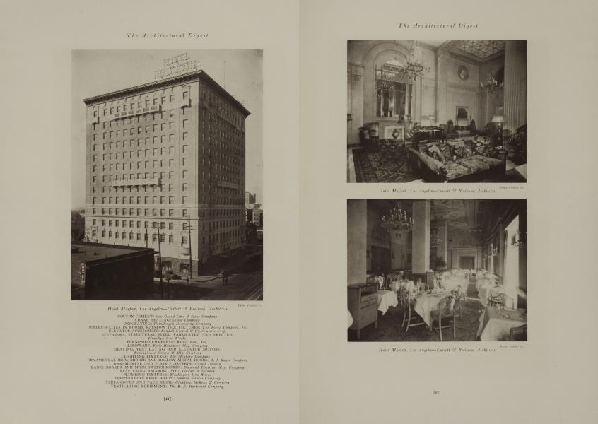 Hotel Mayfair, Los Angeles—Curlett & Beelman, Architects