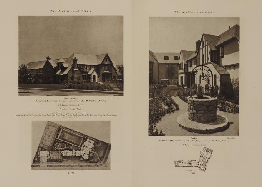 Residence of Mrs. Florance S. Stanton, Los Angeles—Chas. M. Hutchison, Architect