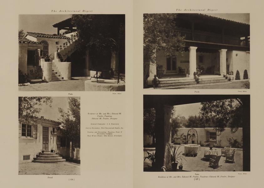 Residence of Mr. and Mrs. Edward M. Fowler, Pasadena