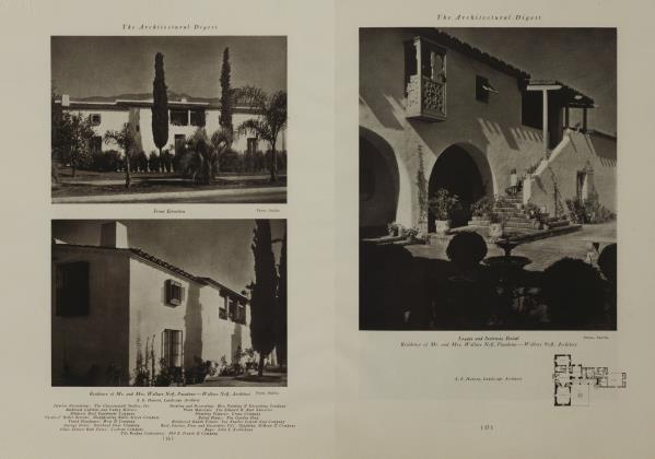 House of F. C. Fairbanks, Pasadena—Wallace Neff, Architect ...