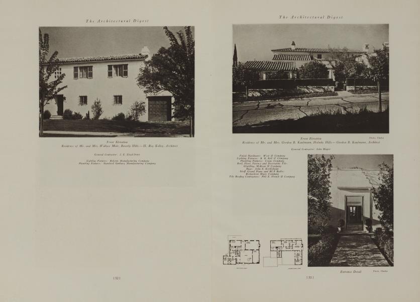 Residence Of Mr. And Mrs. Gordon B. Kaufmann, Holmby Hills — Gordon B ...