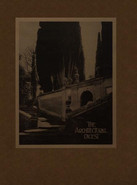 Issue: - Volume VIII Issue 1 1930 | Architectural Digest