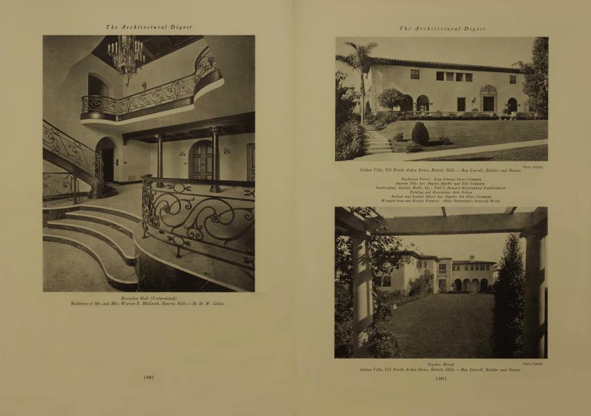 Italian Villa, 703 North Arden Drive, Beverly Hills—Ray Carroll, Builder and Owner