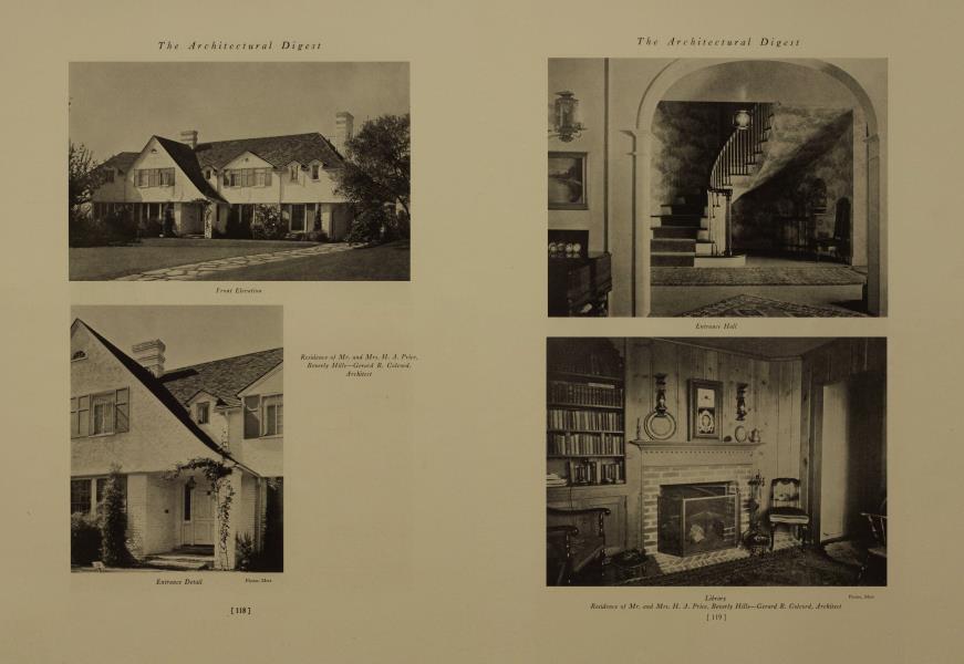 Residence of Mr. and Mrs. H. A. Price, Beverly Hills—Gerard R. Colcord, Architect