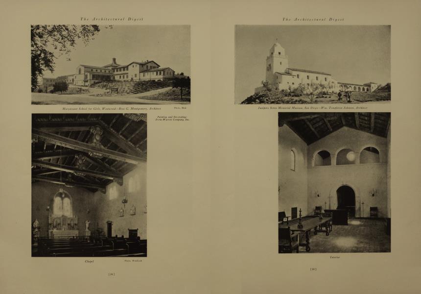 Junipero Serra Memorial Museum, San Diego—Wm. Templeton Johnson, Architect