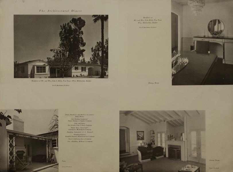 Residence of Mr. and Mrs. John J. Kiely, Van Nuys—Wm. Mellenthin, Builder