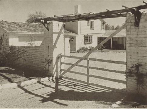 H. A. Sparey夫妇的沙漠房子，棕榈泉- gerard R. Colcord，建筑师，Page: - 1938 |建筑文摘金博宝188app网址
