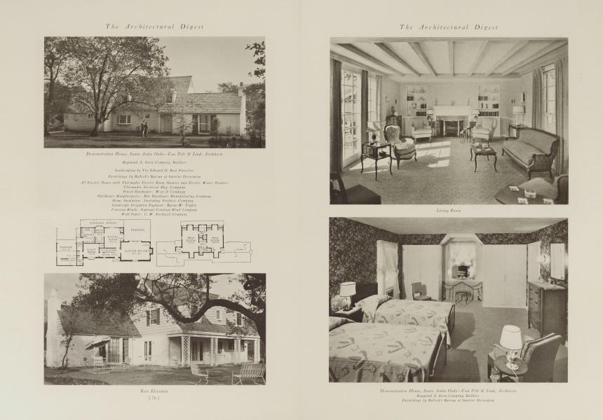 Demonstration House, Santa Anita Oaks—Van Pelt & Lind, Architects