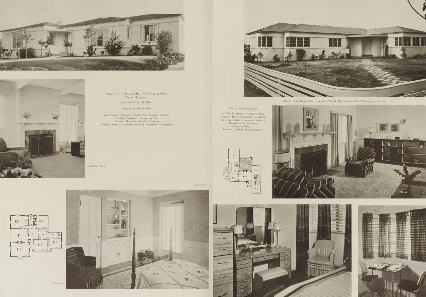Barker Bros. Demonstration House, North Hollywood—Leo Backman, Architect