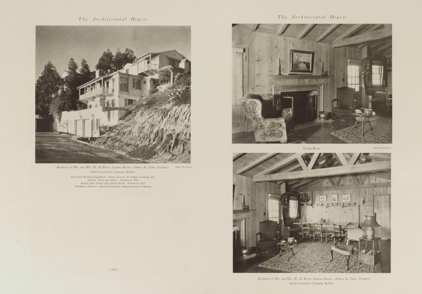 Residence of Mr. and Mrs. W. R. Brent, Laguna Beach—Aubrey St. Clair, Architect