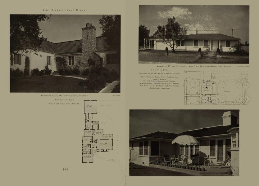 Residence of Mr. and Mrs. Joseph I. Kane, North Hollywood—Randall Duell, Architect