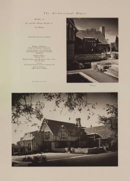 小道格拉斯·赖特博士和夫人的住所-圣马力诺，页:95 - 1939年1月|建筑文摘金博宝188app网址