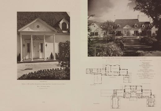 埃德蒙·洛克先生和夫人的住所，圣塔安妮塔橡树-杰拉德·r·科尔科德，建筑师，页:4 - 1939年1月|建筑文摘金博宝188app网址