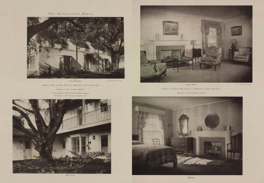 Residence of Mr. and Mrs. Walter G. Pfaffenberger, Santa Anita Oaks