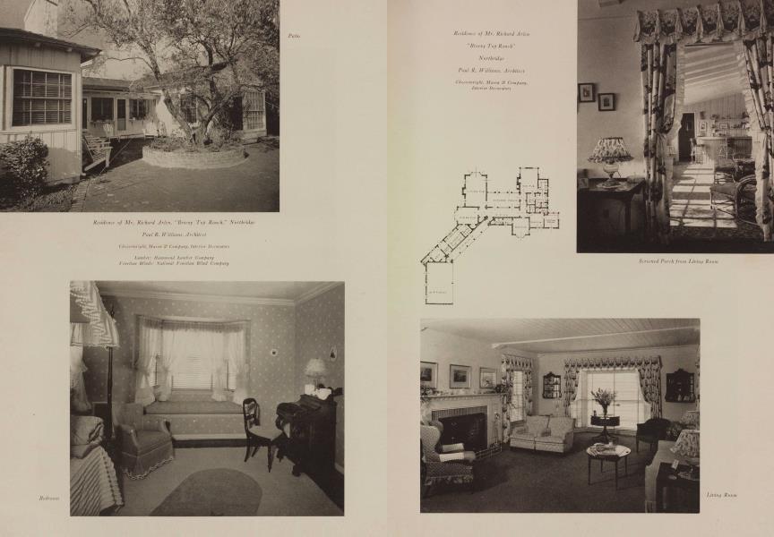 Residence of Mr. Richard Arlen, “Breezy Top Ranch,” Northridge