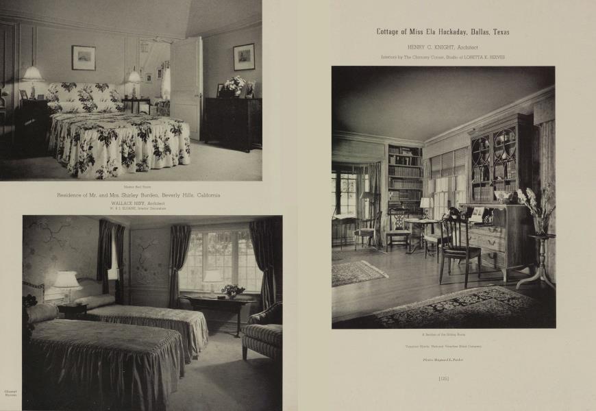Cottage of Miss Ela Hockaday, Dallas, Texas