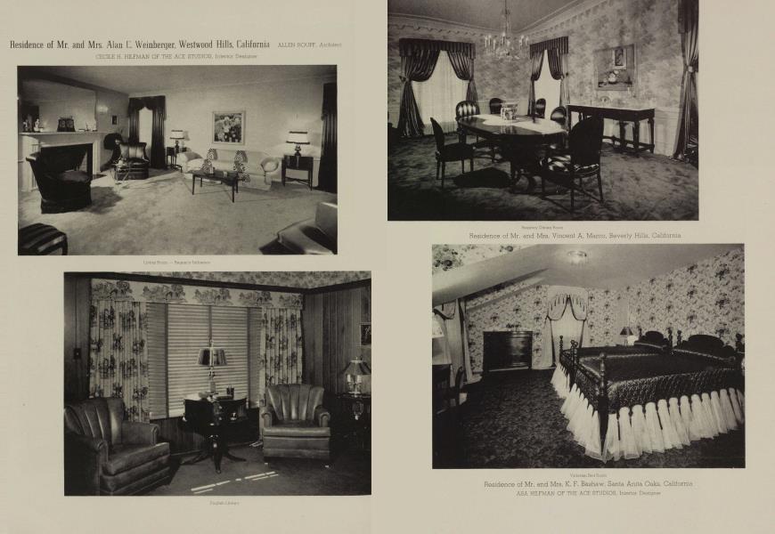 Residence of Mr. and Mrs. Alan C. Weinberger, Westwood Hills, California