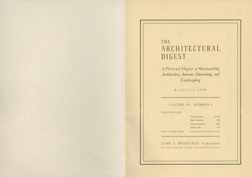 THE ARCHITECTURAL DIGEST