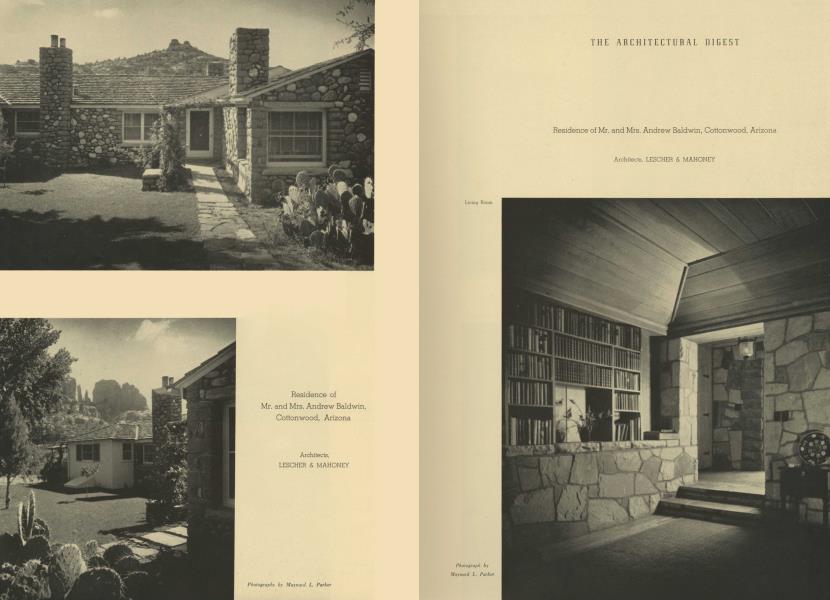 Residence of Mr. and Mrs. Andrew Baldwin, Cottonwood, Arizona