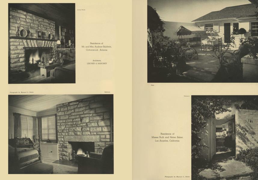 Residence of Misses Ruth and Helen Baker, Los Angeles, California