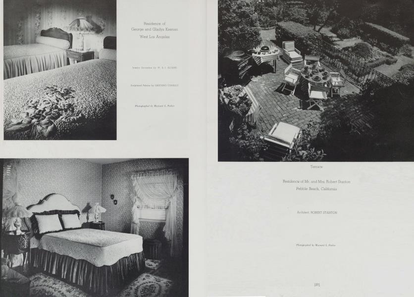 Residence of Mr. and Mrs. Robert Stanton — Pebble Beach, California