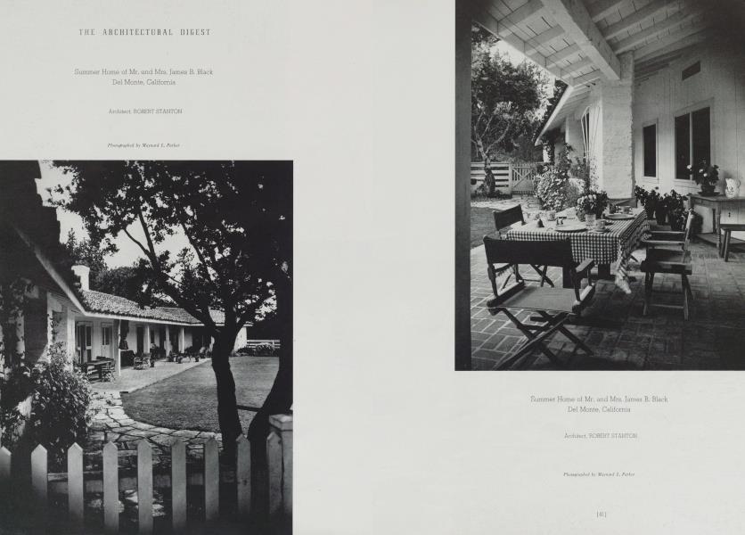 Summer Home of Mr. and Mrs. James B. Black — Del Monte, California