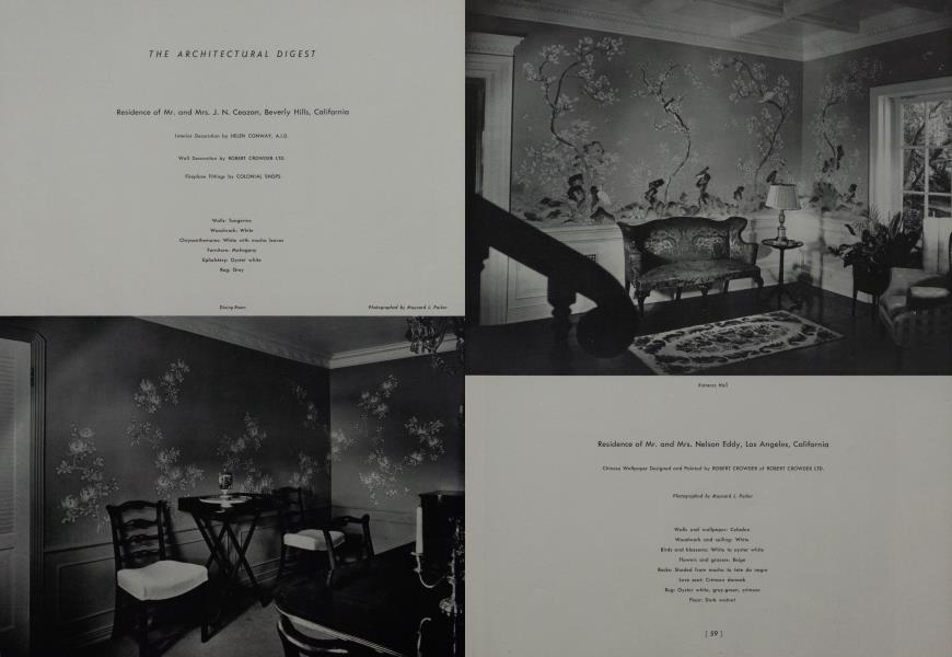 Residence of Mr. and Mrs. Nelson Eddy, Los Angeles, California