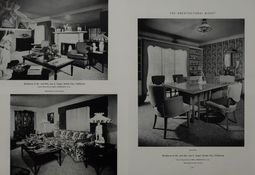 Residence of Mr. and Mrs. Leo S. Vogel, Studio City, California