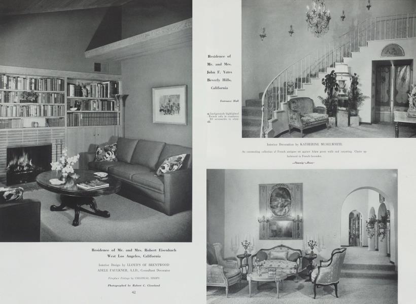 Residence of Mr. and Mrs. John F. Yates — Beverly Hills, California