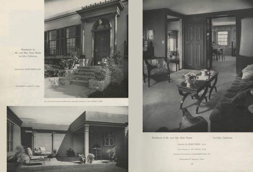 Residence of Mr. and Mrs. Ross Thiele — La Jolla, California
