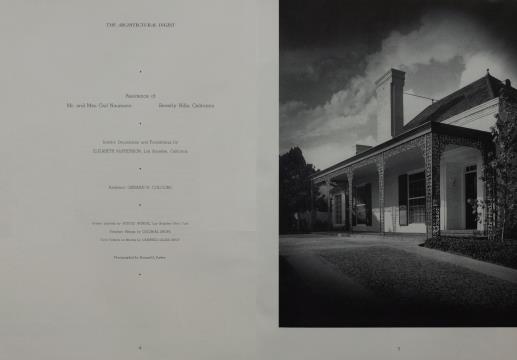 卡尔·诺曼先生和夫人的住所，加利福尼亚州比弗利山，页:4 - 1951年1月|建筑文摘金博宝188app网址