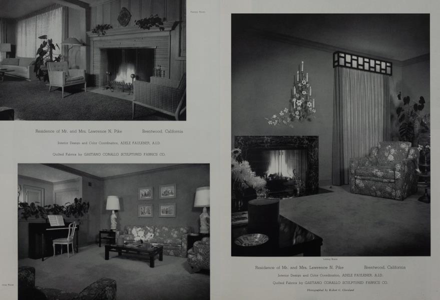 Residence of Mr. and Mrs. Lawrence N. Pike —Brentwood, California