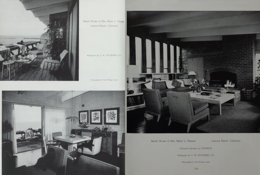 Beach House of Mrs. Remy L. Chatain —Laguna Beach, California