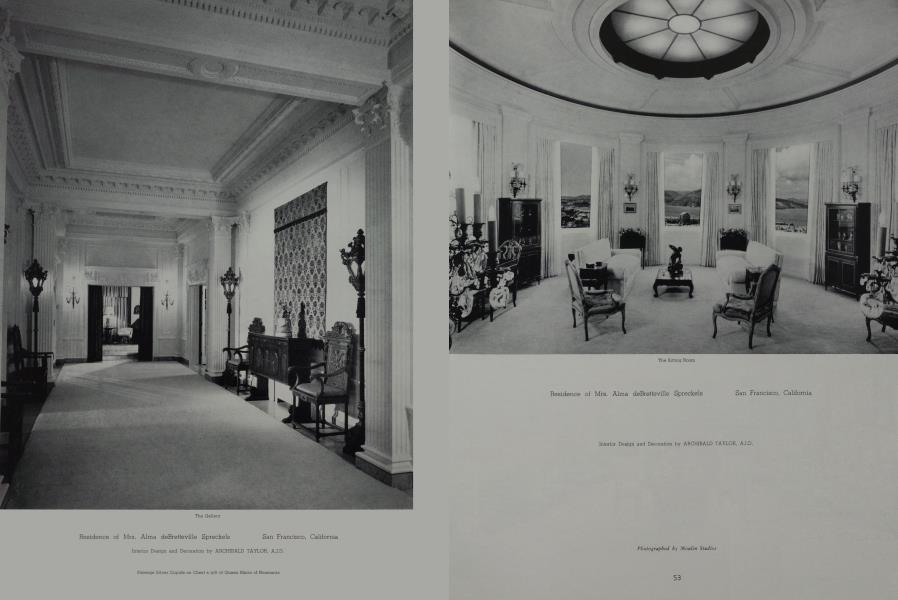 Residence of Mrs. Alma deBretteville Spreckels —San Francisco, California