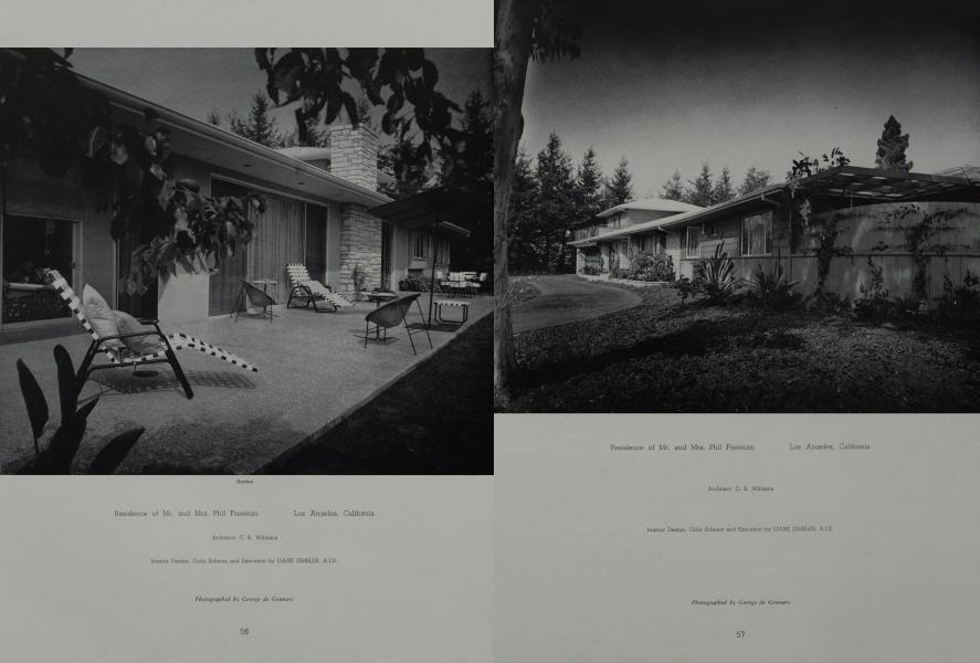 Residence of Mr. and Mrs. Phil Freeman —Los Angeles, California