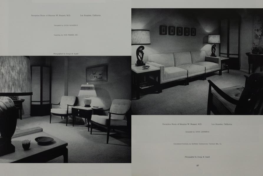 Reception Room of Maurice W. Nugent, M.D. —Los Angeles, California