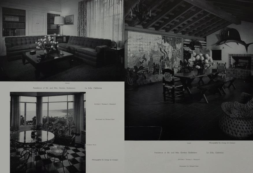 Residence of Mr. and Mrs. Gordon Guiberson —La Jolla, California
