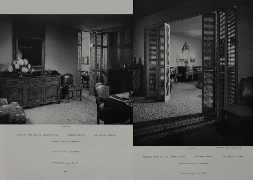 Apartment of Mr. and Mrs. Donald E. Ryan —Parklabrea Towers, Los Angeles, California