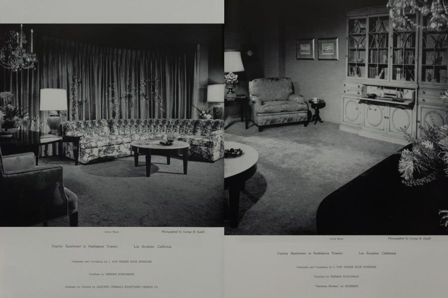 Display Apartment in Parklabrea Towers Los Angeles, California