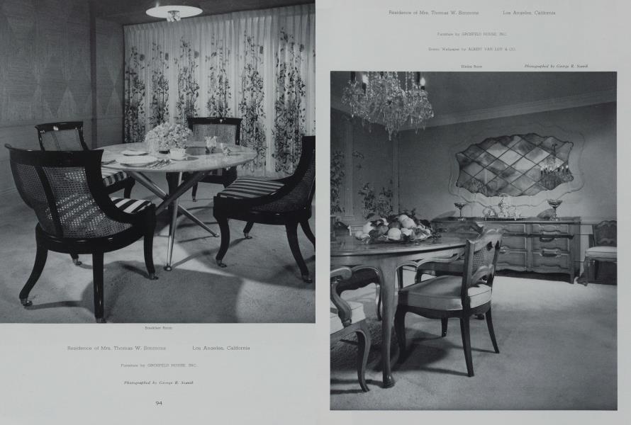 Residence of Mrs. Thomas W. Simmons — Los Angeles, California