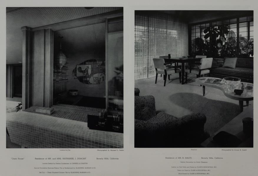 Residence of MR. B. MALTZ — Beverly Hills, California