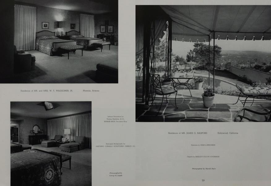 Residence of MR. JAMES O. RADFORD — Hollywood, California