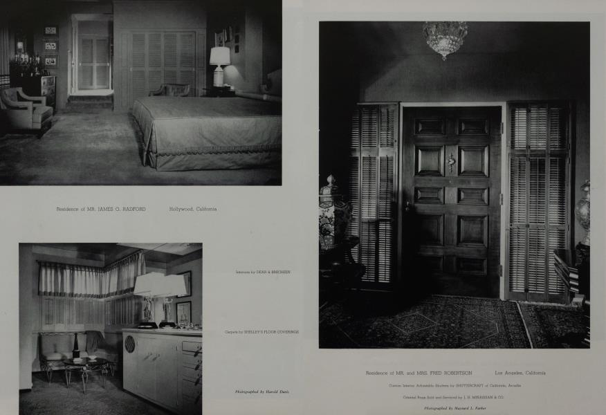 Residence of MR. And MRS. FRED ROBERTSON — Los Angeles, California