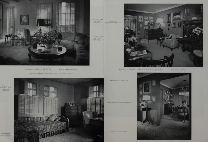 Apartment of MRS. L. M. BOYLE —Los Angeles, California